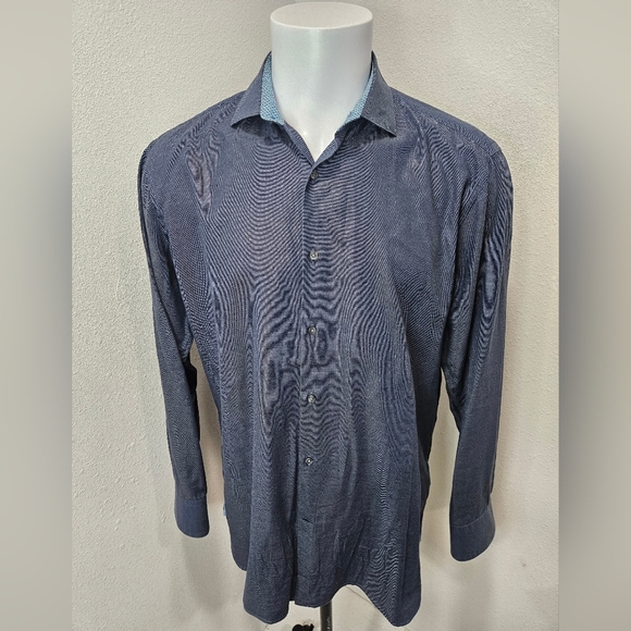 Ted Baker Indurance men's 16.5 button-down longsleeve - Picture 1 of 9